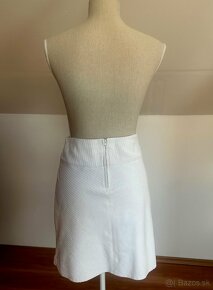 Biela menčestrová sukňa, S - 3