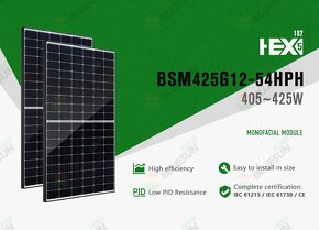 Fotovolticke solarne panely 425W - 3