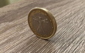 Vzácna chyborazba 1 Euro rok. 2002 Leonardo da Vinci - 3