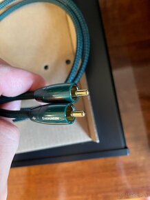 Audioquest Evergreen RCA - RCA 1 meter kabel - ako novy - 3