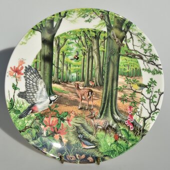 Wedgwood - porcelánové taniere - panoráma prírody - 3