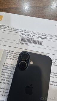 Apple Iphone 16 128GB nepoužitý, záruka 2r - 3