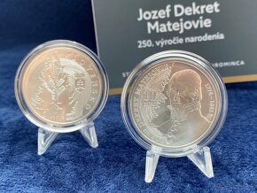 10 Euro mince Jozef Dekret Matejovie Slovensko 2024 - 3