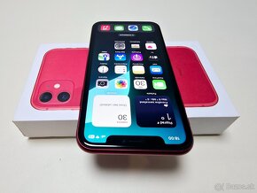 APPLE IPHONE 11 64GB RED ,Baterka 100% - 3