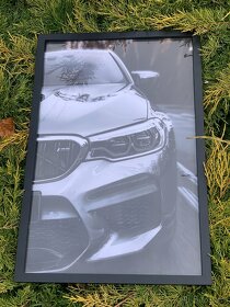 Auto obraz, plagát BMW M5 v ráme - 3