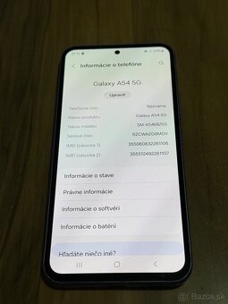 Predám Samsung Galaxy A54 5G 256GB Známky opotrebovania - 3