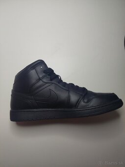 Nové tenisky Air Jordan 1 Mid Triple Black 46 - 3