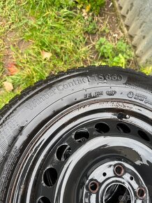 Zimné pneu Continental TS860 195/65 R15+ plechové disky - 3