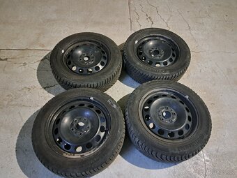 Predam plechove disky 5x112 R16 + zimne gumy - 3