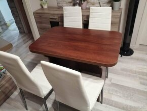 Stôl 100x65 cm + 4 stoličky - 3