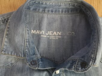 Panska košela MAVI JEANS slim fit velkost M - 3