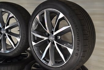 5x112 R21 Letna sada Org. Audi Q7 + 285/40 R21 Continental - 3