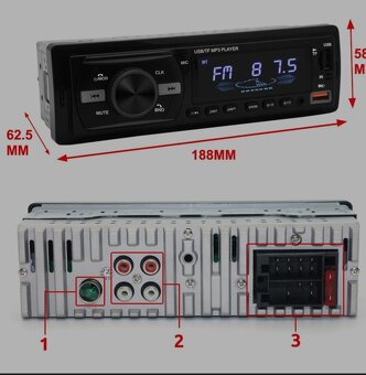 Bluetooth autorádio - 3