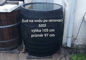 Predám drevené sudy a káde 100l - 2000l - 3