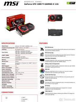 MSI GeForce GTX 1080Ti Gaming X 11G - 3