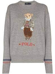 RALPH LAUREN BEAR original luxusna vysivana mikina - 3