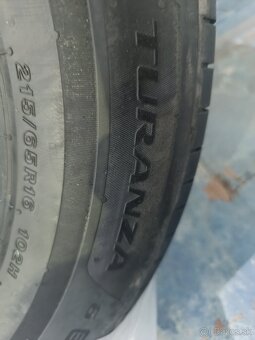 Predám BRIDGESTONE Turanza  215/65/R16 - 3