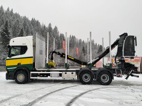 Scania R580 6x4 Lesovoz HR Loglift 125Z s kabínou - 3