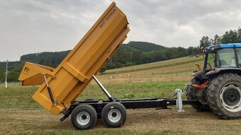 Traktorový náves,Príves,Vlek za traktor,Vlečka,Dumper 10t - 3