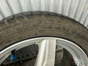 17" Elektrony 5x112 so zimnymi pneu 225/45 R17 - 3