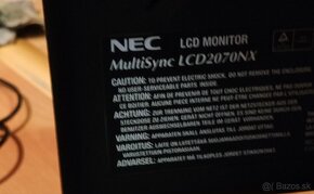 predám starší 20 " LCD monitor značky NEC - 3