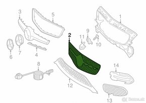Predný gril Mercedes CLS-Class W218 (2015-2018) - 3