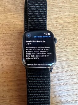 Predám apple WATCH 7 45mm, LTE, STAINLESS STEEL + ZAFIR - 3