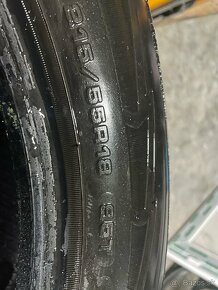 4ks Zimné Goodyear 215/55 R18, DOT1620 - 3