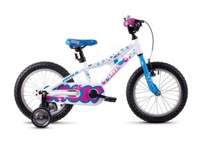 Detský bicykel -  GHOST Powerkid 16 2021 White / Blue (16") - 3