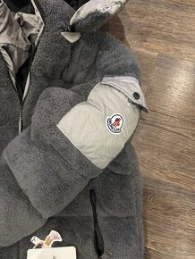 Pánska bunda Moncler šedá - 3