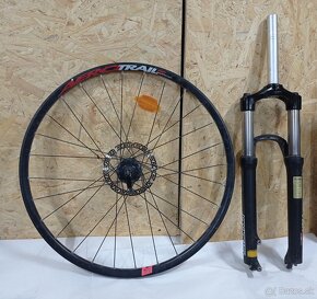 Vidlica SR Suntour XCR 120 27.5" s kolesom - 3