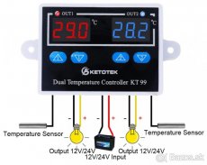 Dvojitý termostat -50 až +120 st. C - 3