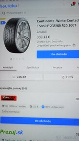 235/50 R20 zimné pneumatiky Continental 2ks - 3