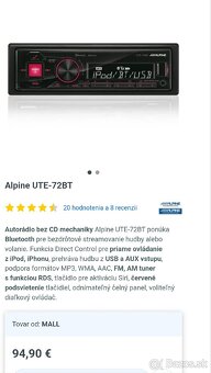 Autoradio ALPINE UTE-72BT - 3