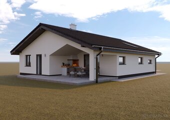 Novostavba RD Bungalov - obec Chrastné, Košice okolie 11km - 3