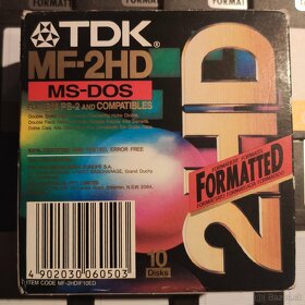 Predám diskety TDK MF-2HD formátované - 3