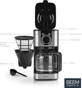 Predám BEEM RESH-AROMA-SWITCH filter kávovar s objemom 1,25L - 3