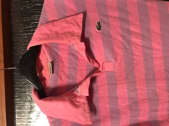 LACOSTE pink damske polotricko S - 3