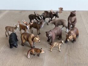 Schleich zvieratka lesna zver medvede jelene - 3