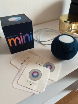 Apple HomePod mini modrý - nový - 3