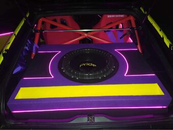 Pride car audio zostava -subwoofer , bedňa a zosilovač - 3