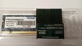 2GB  DDR2 – SO DIMM Patriot  pre notebooky - 3