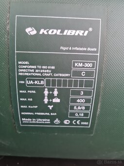 PREDAM ČLN KOLIBRI KM 300 PLUS ELEKTROMOTOR - 3