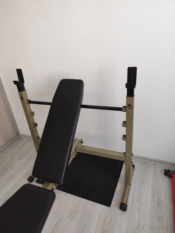 Bench press znacky BestFitness + hrazda K-Sport - 3