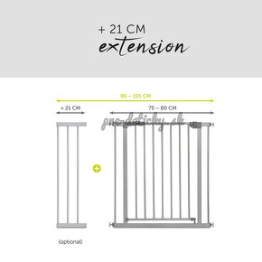 Detska zabrana do dveri Hauck Stop N Safe 2 + 2x rozsirenie - 3