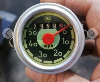 Tachometer v milach jawa pionier typ 05 20 21 23 mustang - 3