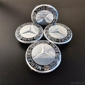 MERCEDES KRYTKY KOLIES S PRSTENCOM - STRIEBORNE, 75 MM - 3