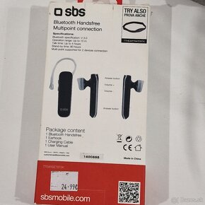 Handsfree bluetooth slúchadlo - nové - vymením - ponúknite - 3