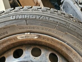 Plechové disky 5x112 + zimné pneu 205/65r16c - 3