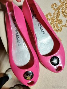 EMPORIO ARMANI flats ružové baleríny 38 - 3